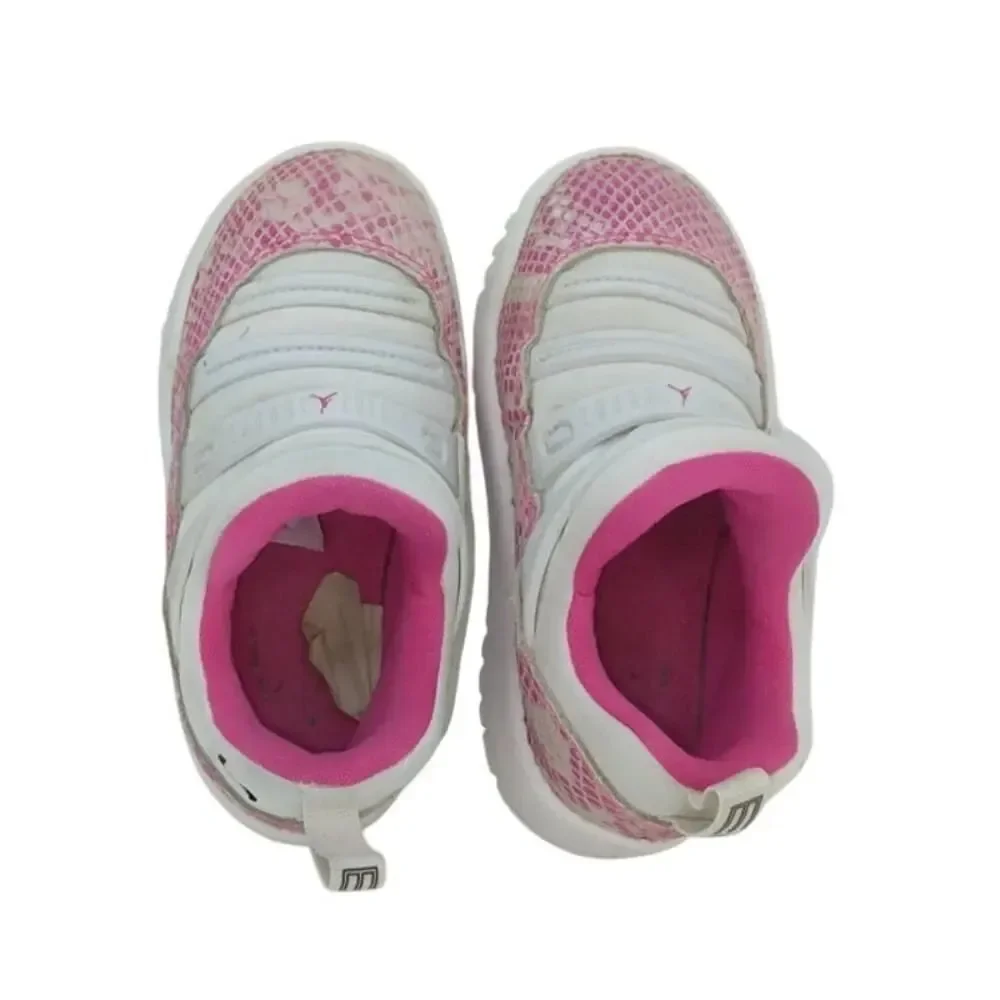 NIKE AIR JORDAN Retro 11 Toddler ink Snakeskin Sneakers - Size: 6